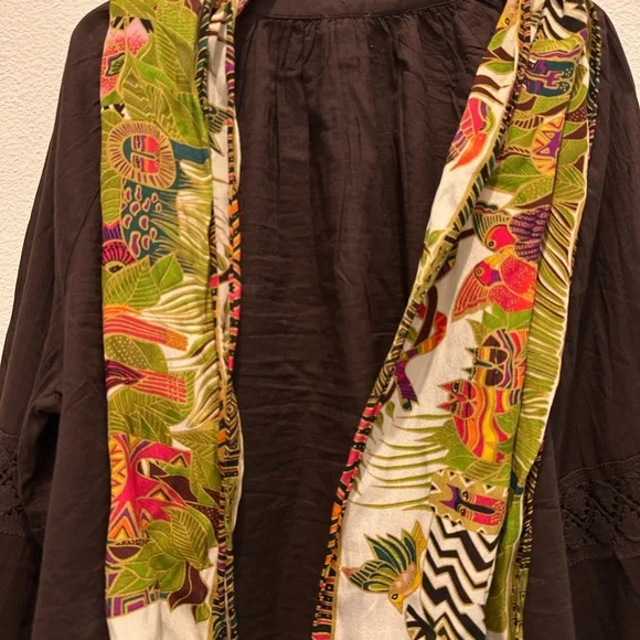 Colorful 48x10” Animal Print Scarf - Picture 10 of 16